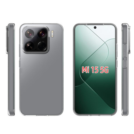 Чохол протиударний Waterproof Texture для Xiaomi 15 - прозорий