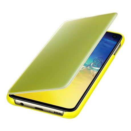 Оригинальный чехол Samsung Clear View Cover для Samsung Galaxy S10e yellow (EF-ZG970CYEGRU)