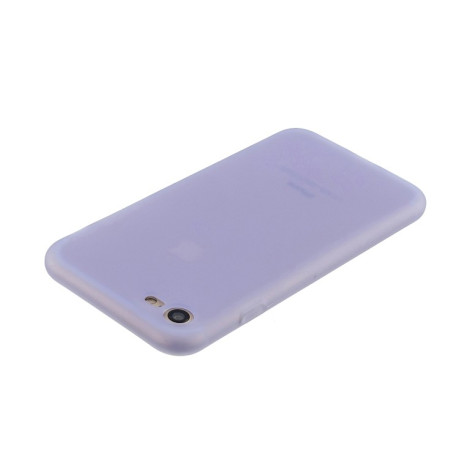 Чехол Liquid Emulsion Translucent на iPhone SE 3/2 2022/2020/8/7 - фиолетовый