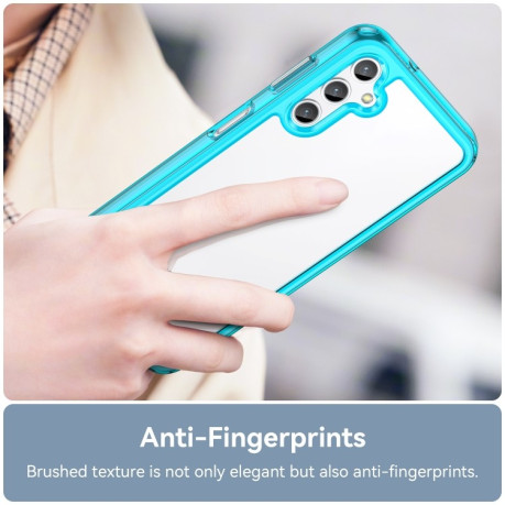 Протиударний чохол Colorful Series Acrylic для Samsung Galaxy A54 5G - синій