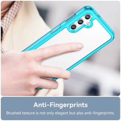 Противоударный чехол Colorful Series Acrylic для Samsung Galaxy A54 5G - синий