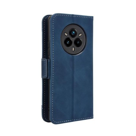 Чехол-книжка Skin Feel Calf на Realme 14 Pro+ - синій