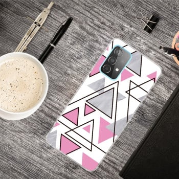Противоударный чехол Triangular Pattern для Samsung Galaxy A32 4G- SJ-7