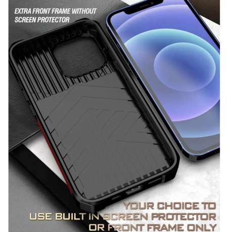 Противоударный чехол Sliding Camera Design для iPhone 13 Pro Max - серебристый