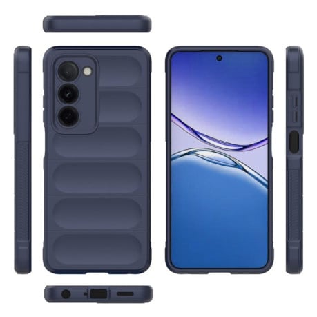 Силиконовый чехол Magic Flannel на OPPO A5 5G Global / K13x 5G Global - синий