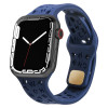 Ремінець English Letters для Apple Watch 10 42mm/Series 8/7 41mm / 40mm / 38mm - темно-синій
