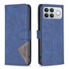 Чехол-книжка с фактурой Rhombus и магнитным хлястиком на Xiaomi Redmi K90 Pro Max/Poco F8 Ultra — синий