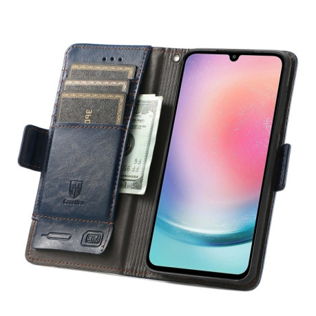 Чохол-книжка Dual-side Magnetic Buckle для Samsung Galaxy A35 - синій