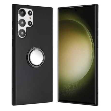 Противоударный чехол Matte with Ring Holder для Samsung Galaxy S25 Ultra 5G - черный