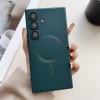 Чохол Metallic Paint Magsafe Liquid TPU для Samsung Galaxy S26 5G — зелений