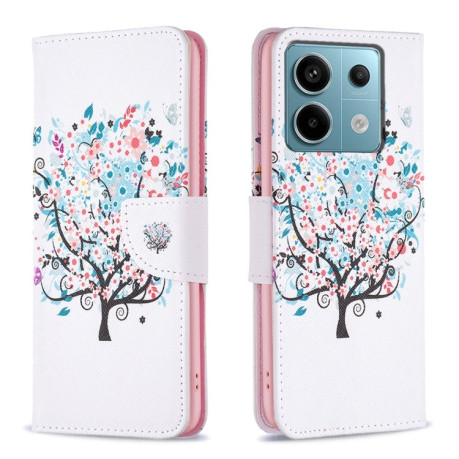 Чохол-книжка Colored Drawing Pattern для Xiaomi Redmi Note 13 Pro 5G/Poco X6 5G - Tree