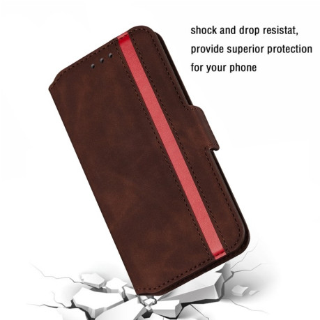 Чехол-книжка Retro Frosted Oil Side на Samsung Galaxy A51- винно-красный