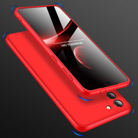 Противоударный чехол GKK Three Stage Splicing Full Coverage для Samsung Galaxy S21 Plus - красный