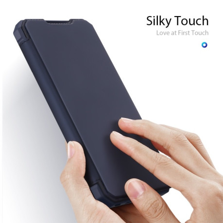 Чехол-книжка DUX DUCIS Skin X Series на Samsung Galaxy Note 20 - синий