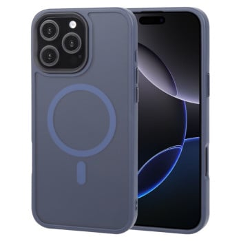 Чехол GEBEI Skin Feel MagSafe Magnetic для  iPhone 16 Pro - синий