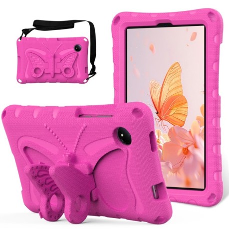 Протиударний чохол Butterfly Bracket EVA для Xiaomi Redmi Pad SE 8.7 2024 - пурпурно-червоний