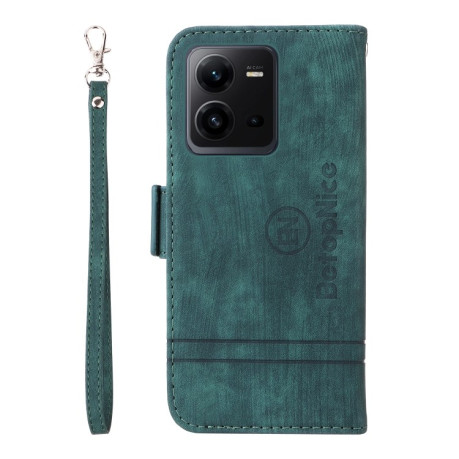 Чохол-книжка BETOPNICE Dual-side Buckle Leather для Vivo V25 / V25e 4G Global - зелений