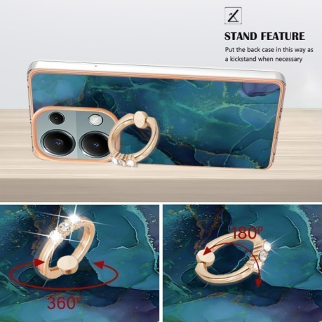 Протиударний чохол Electroplating IMD для Xiaomi Redmi Note 13 Pro 4G/Redmi Note Redmi Note 14S/ 13 Pro 4G / POCO M6 Pro 4G - Green