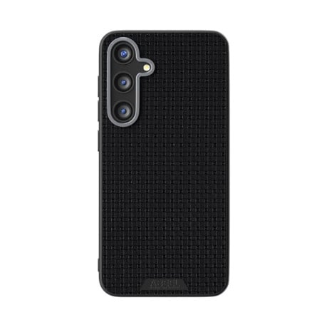 Чехол ABEEL с фактурой Ruyi 6D Micro Relief с MagSafe на Samsung Galaxy S25 FE 5G - черный