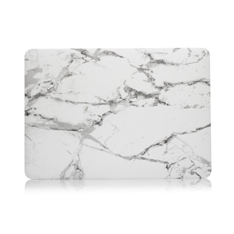Мраморный Чехол Soft Touch Marble Water Stick для Macbook Pro 16 (2019/2020) - Серый