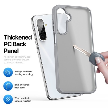 Чехол DUX DUCIS Yind Series TPU Hybrid PC на Samsung Galaxy A26 5G - серый