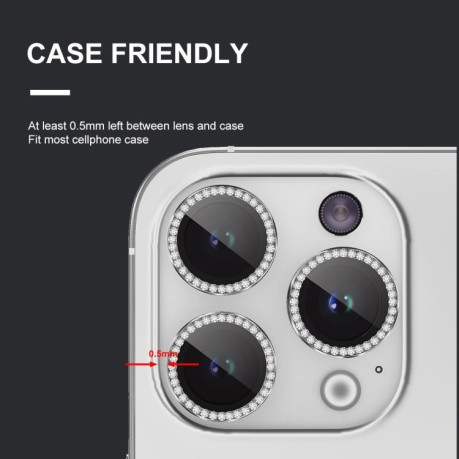 Захисне скло на камеру ENKAY AR Anti-reflection Camera Lens для iPhone 16/16 Plus - сріблясте