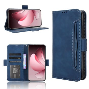 Чехол-книжка Skin Feel Calf на OPPO Reno13 Pro 5G Global - синий