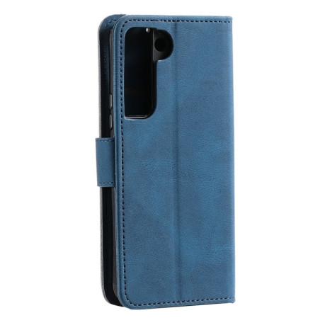 Чехол-книжка Retro Stitching Calf Texture для Samsung Galaxy S22 Plus 5G - синий