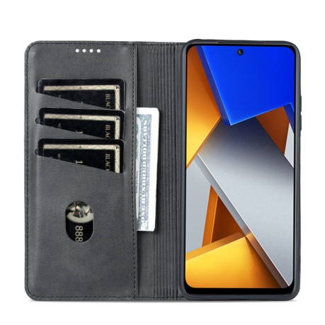 Чехол-книжка AZNS Magnetic Calf на Xiaomi POCO X4 Pro 5G - черный