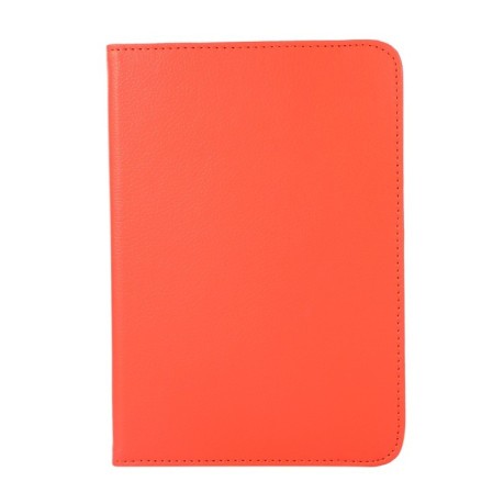 Чохол-книжка 360 Degree Rotation Litchi для iPad mini 6 - помаранчевий