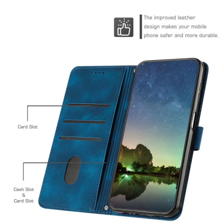 Чехол-книжка Dream Triangle Leather на Samsung Galaxy S24 - синий