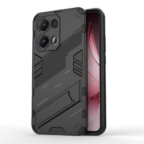 Противоударный чехол Punk Armor для OPPO Reno13 Pro 5G Global - черный