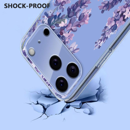 Чехол Flower Pattern Painted для iPhone 17 Pro Max - разноцветный