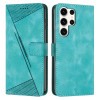 Чехол-книжка Dream Triangle Leather на Samsung Galaxy S24 Ultra - зеленый