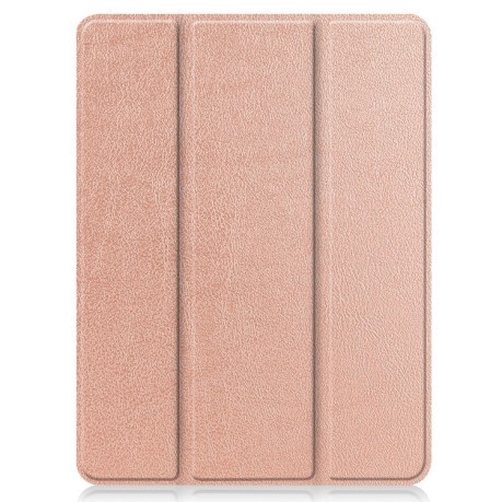 Чехол-книжка Honeycomb для iPad Pro 12.9 2021 - розовое-золото