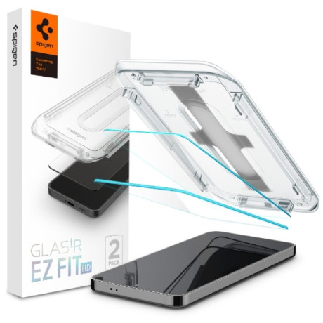 Комплект защитного стекла Spigen Glas.Tr &quot;EZ Fit&quot; для Samsung Galaxy S24 - Clear