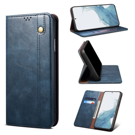 Чехол-книжка Simple Wax Crazy Horse для Samsung Galaxy A54 5G - синий