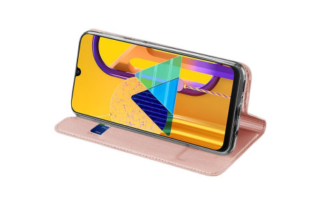 Чехол-книжка DUX DUCIS на Samsung Galaxy M31 - розовое золото