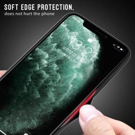 Противоударный чехол Gradient Glass для Xiaomi Poco M5 - красный