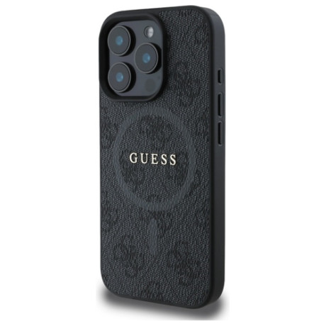 Оригінальний чохол Guess 4G Ring Classic MagSafe для iPhone 16 Pro Max - black