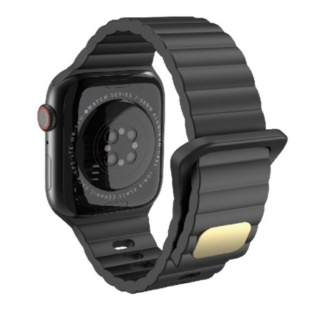 Pемешок Breathable Skin-friendly для Apple Watch Series 8/7 41mm / 40mm / 38mm - черный