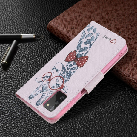 Чохол-гаманець Colored Drawing Pattern для Samsung Galaxy A03s - Deer