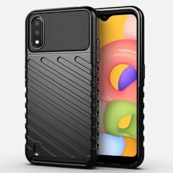 Ударозахисний чохол Thunderbolt на Samsung Galaxy A01-чорний
