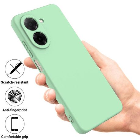 Силіконовий чохол Solid Color Liquid Silicone на Redmi A5 4G 171.7mm / Poco C71 - зелений
