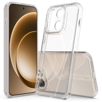 Акриловый противоударный чехол HMC с усиленной защитой углов на OnePlus 15 — прозрачный