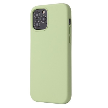 Силіконовий чохол Solid Color Liquid на iPhone 14/13 - світло-зелений