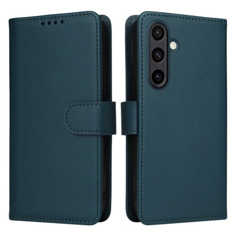 Чехол-книжка BETOPNICE BN-005 2 in 1 Detachable Imitate Genuine Leather для Samsung Galaxy S24 FE 5G - синий