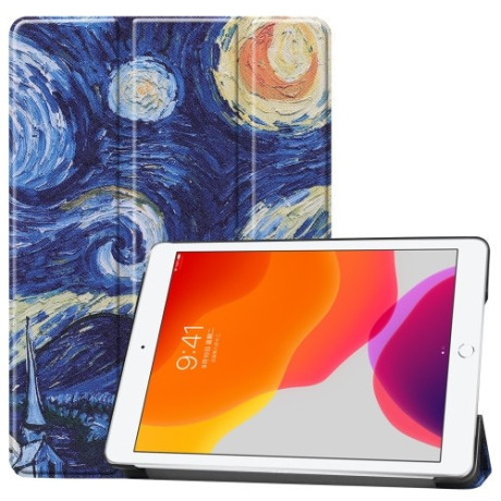 Чехол Custer Three-folding Sleep/Wake-up на iPad 9/8/7 10.2 (2019/2020/2021) - Vincent Van Gogh