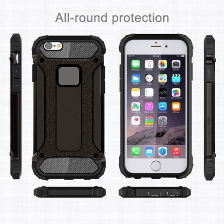 Протиударний Чохол Rugged Armor Black для iPhone 6/6S