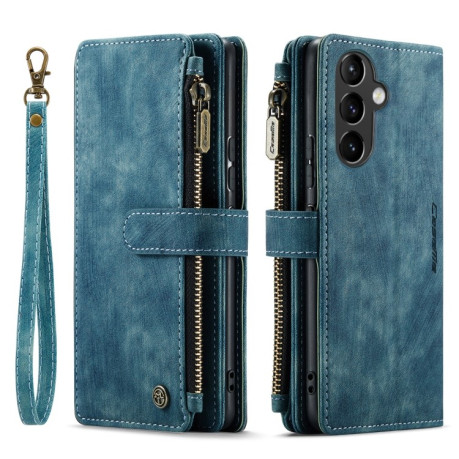 Шкіряний чохол-гаманець CaseMe-C30 для Samsung Galaxy A54 - синій
